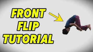 FRONTFLIP HOW TO✅ THE EASY METHOD