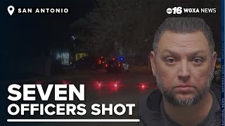 Seven San Antonio Police officers shot during suicide call