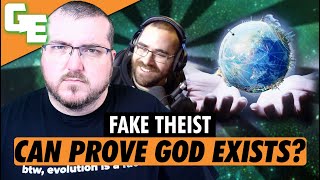 Fake Theist Claims He Can Prove God Exists (ft. @VicedRhino ) || The Line Clip