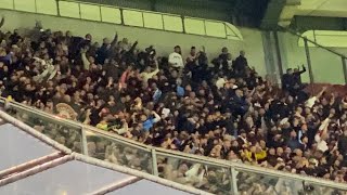 AJAX - NAPOLI (NAPOLI FANS GET CRAZY AFTER 1 ST GOAL)