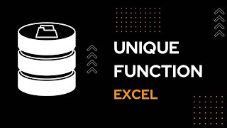 UNIQUE Function (Remove Duplicates) | Excel | Google Sheet