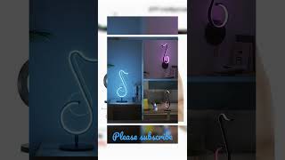 Abhsant Smart Table Lamp, RGB Musical Note Lamp Symphony Colour Changing Lamp Projector Lamp #reels