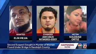 Randolph County deputies search for 'armed and dangerous' man accused of murdering woman near bridge