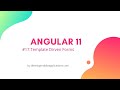 17. Template Driven Forms | Forms Introduction | Angular 11 tutorial