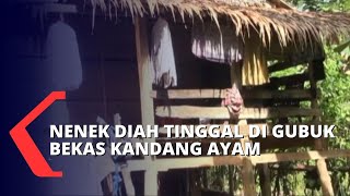 Nenek Diah, Seorang Lansia yang Terpaksa Tinggal di Gubuk Bekas Kandang Ayam Selama 10 Tahun