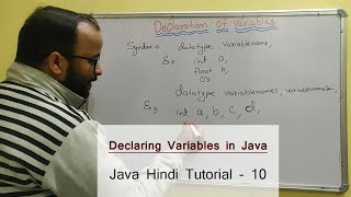 Declaration of variable in Java (Hindi) - 11 | Java tutorial