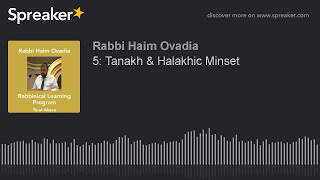 R Haim Ovadia - Tanakh and the Halakhic Mindset, 5: Personal Responsibility; Sacred Prostitution