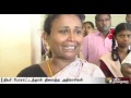 woman protests requesting for ration card in cuddalore collector office