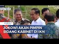 Jokowi Tiba di Istana jelang Sidang Kabinet Paripurna Perdana di IKN