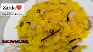 Zarda Recipe ❤️#ZardaSweetRice  / Ramadan Special Sweet #zardarecipe#eidspecialrecipe