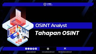 Belajar Tahapan OSINT | Live Class OSINT Analyst