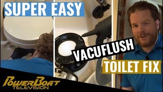 How to Replace a VacuFlush Seal - Super Easy! | My Boat DIY