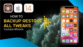 How To Backup & Restore All Cydia Tweaks #shorts