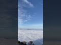 Over looking Sea of clouds on top of the mountain