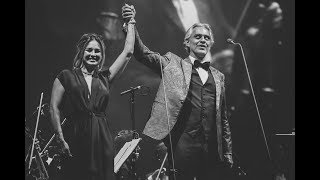 Vivo por ella - Andrea Bocelli y María José - Vivo per lei  Arena Monterrey, México 2019