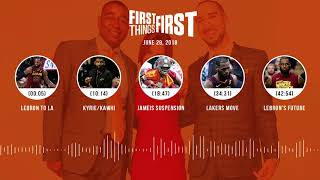 First Things First audio podcast(6.29.18) Cris Carter, Nick Wright, Jenna Wolfe | FIRST THINGS FIRST