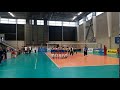 eurovolley u17w il saluto iniziale prima di italia turchia