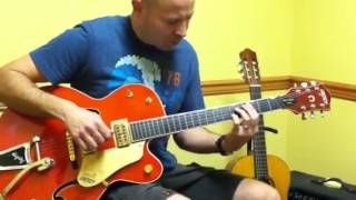 Solo jazz guitar / Leavitt solo in G performed by Jeremy Gi