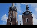 Kraków / Cracow Hejnał z Wieży Mariackiej w południe / The bugle call from the Mariacka Tower