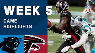 Panthers vs. Falcons Week 5 Highlights | NFL 2020