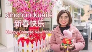 How do Chinese people greet each other during the Chinese New Year [Beyond Class]