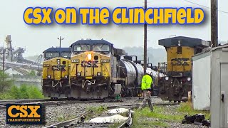 CSX YN2 Trio on the Clinchfield