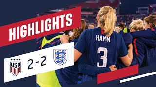 USA 2-2 ENGLAND SheBelieves Cup Highlights | Mar. 2, 2019 | Nashville, TN - Nissan Stadium