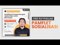 PIXELLAB I TUTORIAL DESAIN PAMFLET SOSIALISASI TERBARU I FREE PLP❗