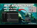 BEST Arsenal Script Pastebin 2025 | Aimbot | Esp | Hitbox | KEYLESS