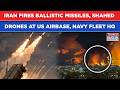 Iran Unleashed 10 Ballistic Missiles, Shahed Drones On US’ Kuwait Airbase, Fifth Fleet HQ In Bahrain