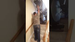 How to move a heavy sole elliptical in one piece