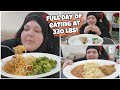 FULL DAY OF EATING AT 330 LBS! DAY ONE NO FAST FOOD.