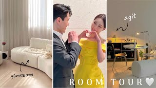 신혼집 Room Tour 🏡 잭슨카멜레온 한놈만 팬다 🛋️ 29평 거실확장형 룸투어, 화이트와 블랙 컨셉