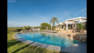 Magnificent holiday villa located in Cala Moli, Ibiza with a beautiful view, sunsets and sea access