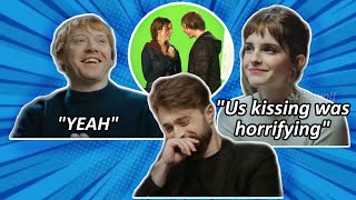 Emma Watson and Rupert Grint about Ron and Hermione's kiss | Harry Potter 20th Anniversary