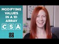 CSA: Modifying Values in a 1D Array