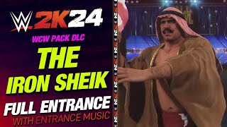 THE IRON SHEIK WCW DLC WWE 2K24 ENTRANCE - #WWE2K24 THE IRON SHEIK WCW DLC PACK