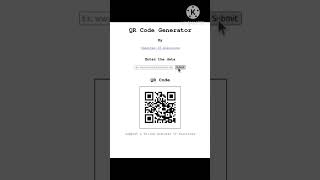 QR Code generator app - PHP project