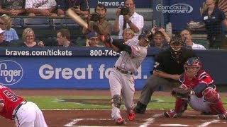 SF@ATL: Blanco leads off the game with a solo shot