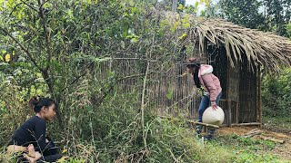 The young girl took her son to be vaccinated, returned home and was chased away by the landowner