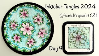 Day 9 - Inktober Tangles 2024 - Winterli by Ute Andresen