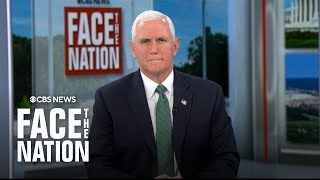 Former Vice President Mike Pence calls Trump's Jan. 6 hostage rhetoric "unacceptable"