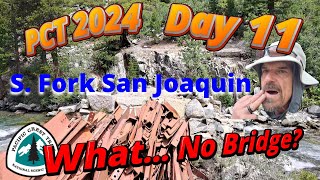 PCT 2024 Day 11 July 13, Evolution Lk & Mdw, S. Fork San Joaquin, Heart Lk, Mile 844-866