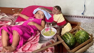 CUTIS Enlisted Rickshaw Harvest Watermelon For Sale! Feed Sick Yen Nhi
