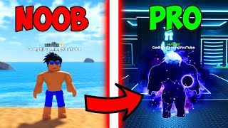 Going From a Noob To Pro In Roblox Gym League