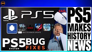 PLAYSTATION 5 ( PS5 ) - PS5 UPDATE BUG FIXES / PLAYSTATION SALES FAIL CONTROVERSY / PS5 MAKES HISTO…