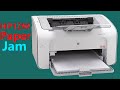 How to fix paper jam problem Hp llaserjet 12w, 1102 printer