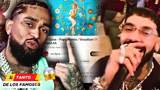 Bryant Myers EXPLOTA contra Anuel AA y le Ofrece un Bofetón por Ridiculizarlo en 'Popa Remix'