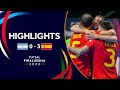 #FutsalFinalissima | Argentina 0-3 España | Semifinal | HIGHLIGHTS