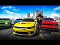 Cops HATED My Dodge Demon Gang in GTA 5 RP